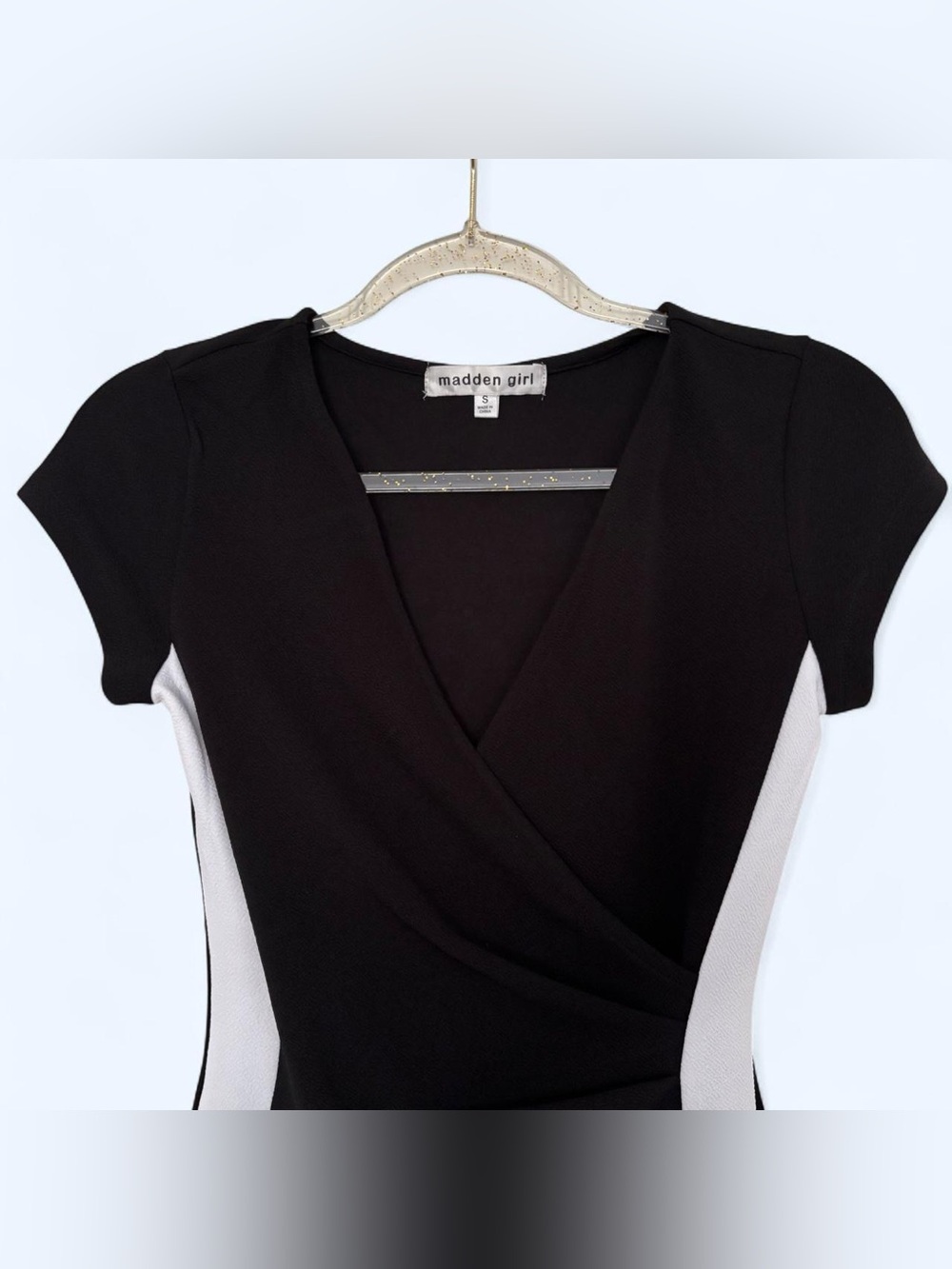 NWT Madden Girl Black and White Sheath Dress - Picture 3 of 3